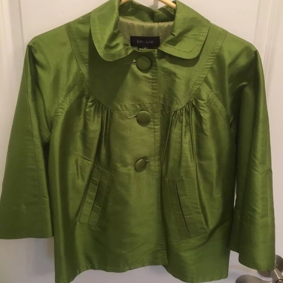 Karen Kane Raw Silk Jacket Size Small - Picture 1 of 8